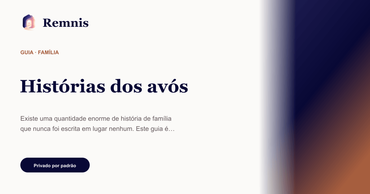 Remnis — Histórias dos avós